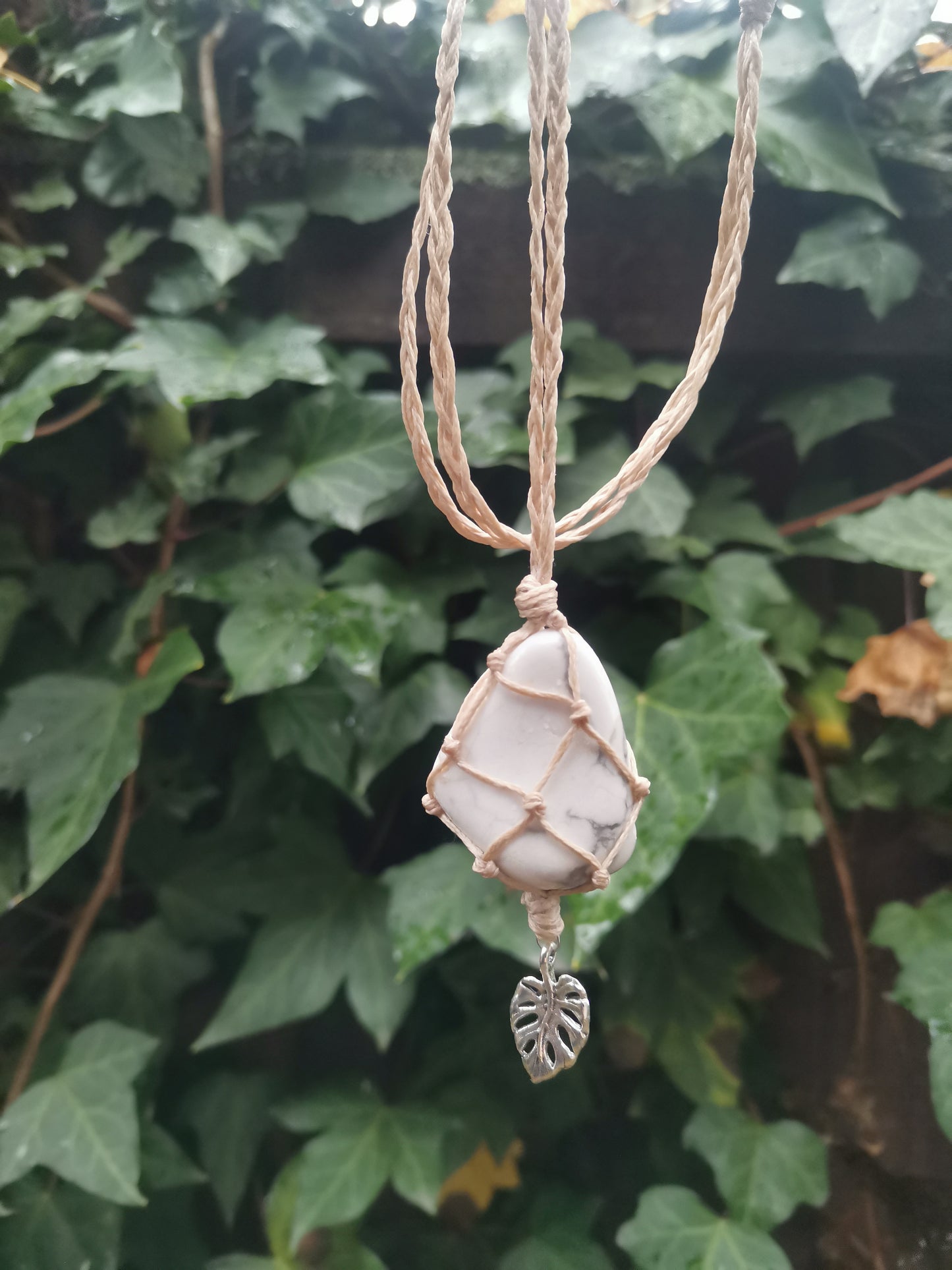 Howlite Crystal Necklace