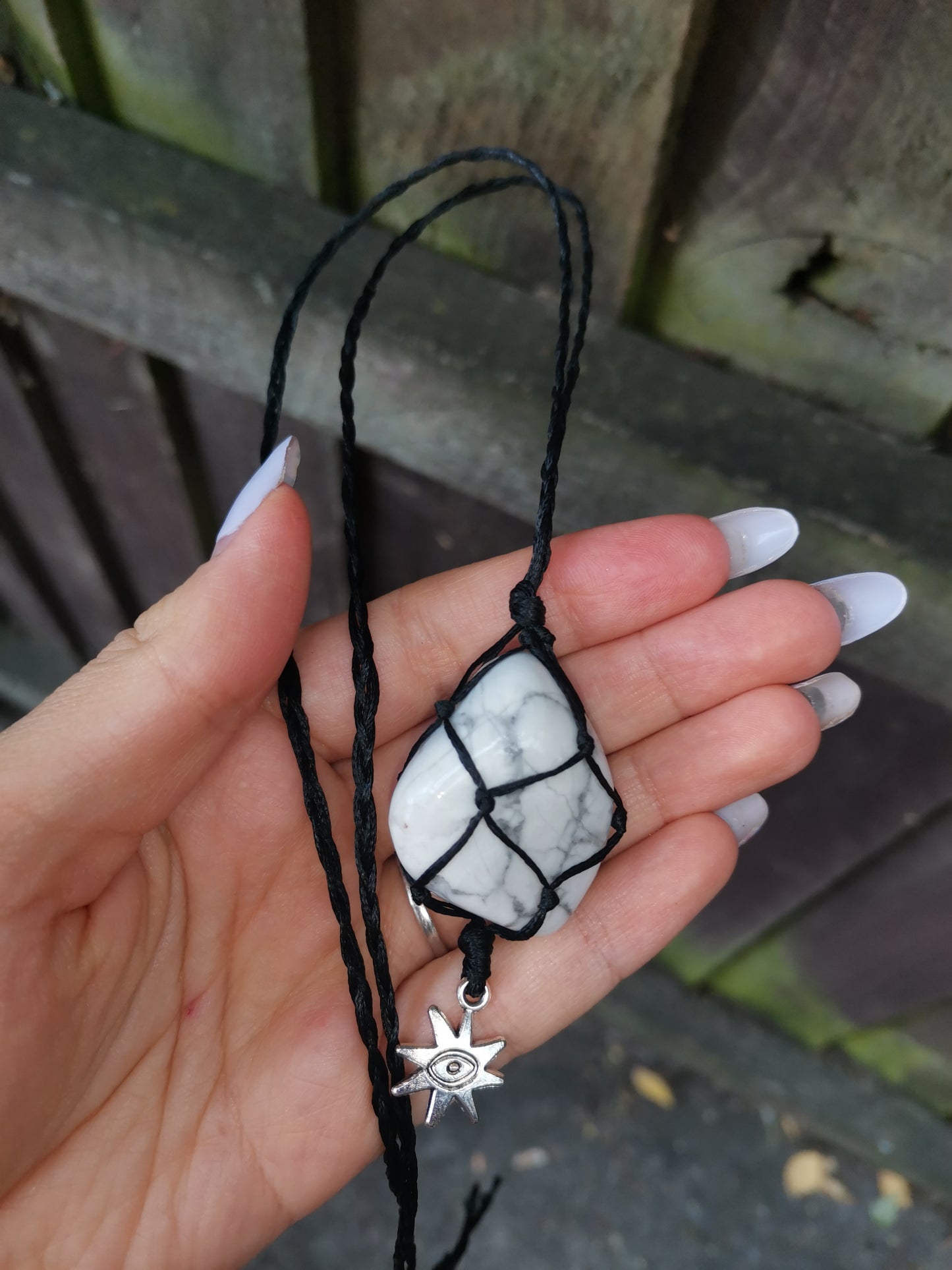 Howlite Crystal Necklace