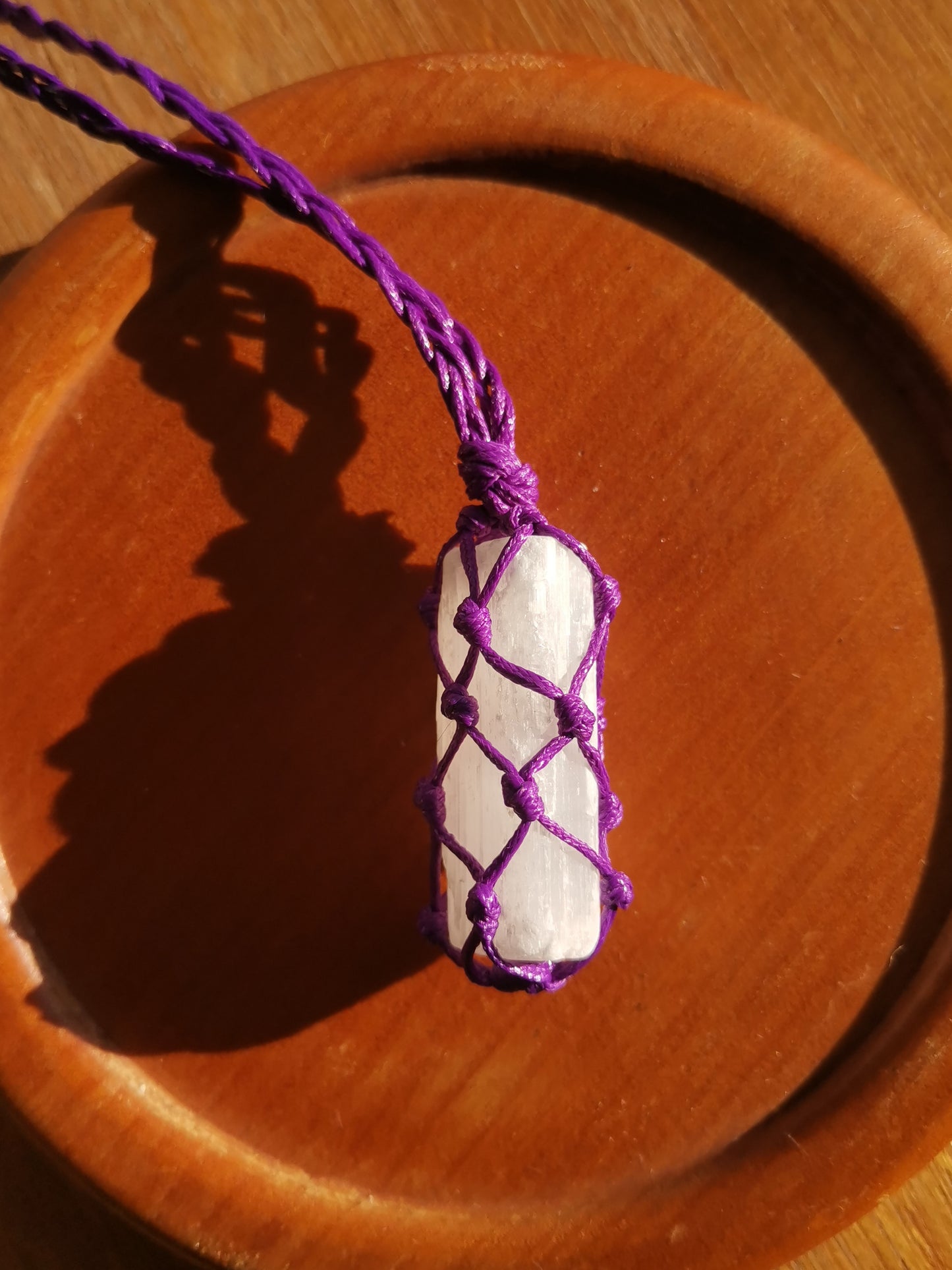 Selenite Necklace