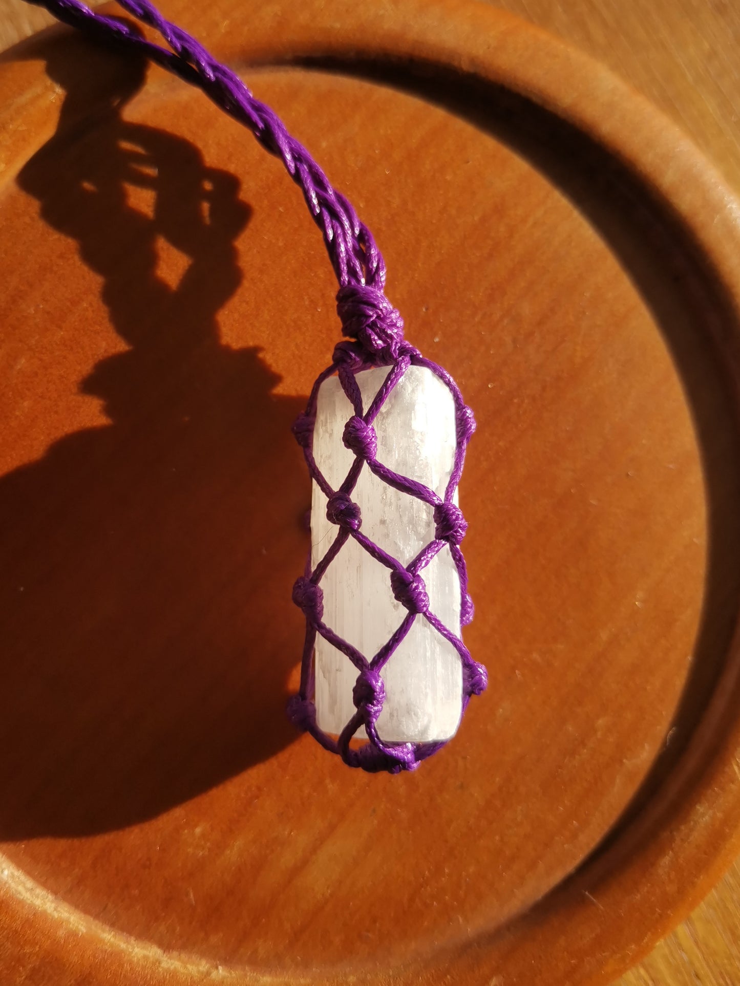 Selenite Necklace