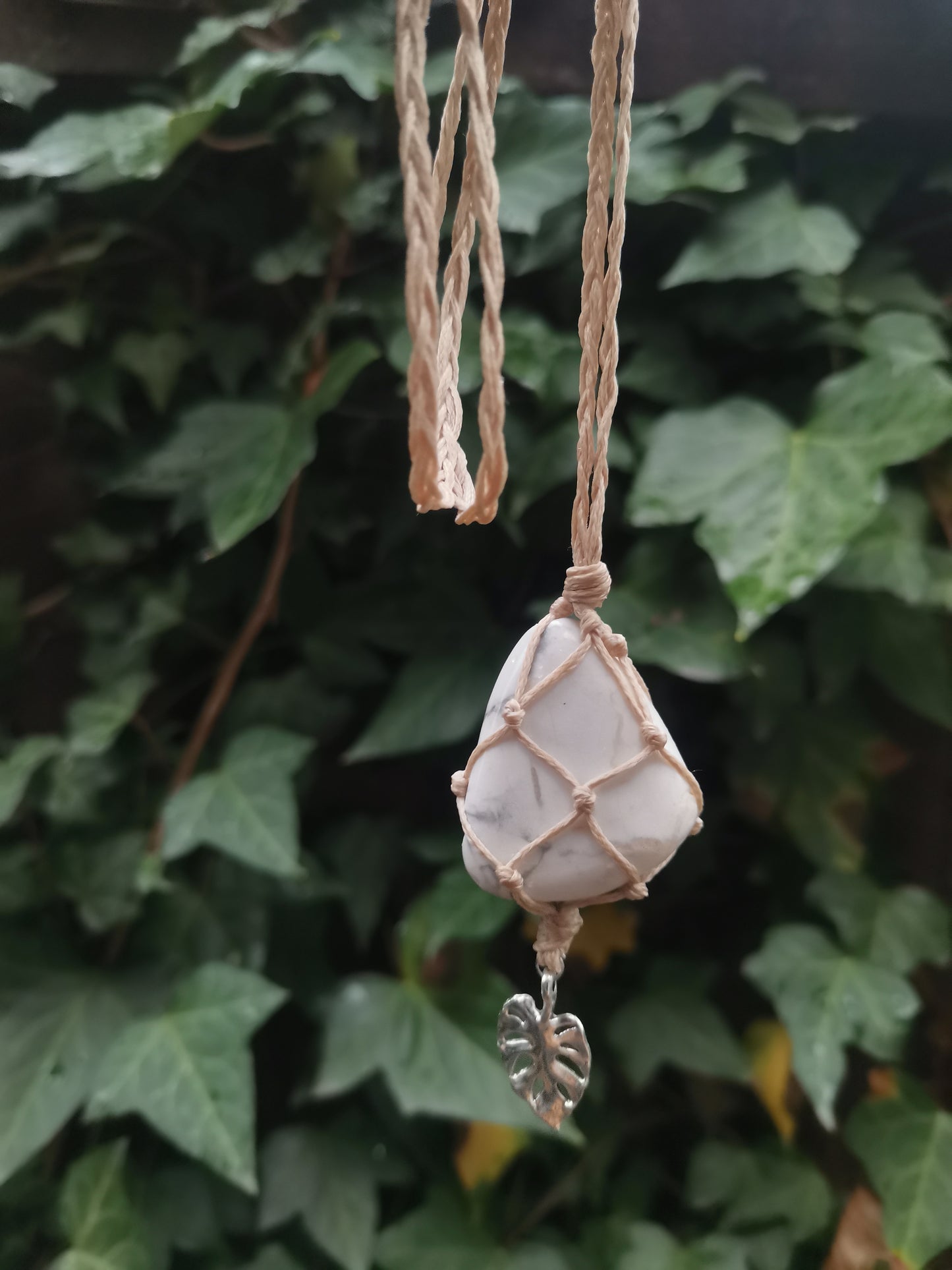 Howlite Crystal Necklace